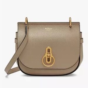 Mulberry Small Amberley Satchel in Solid Grey